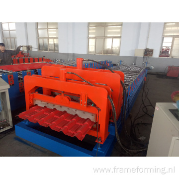 High quality PPGI step tile roll forming machine